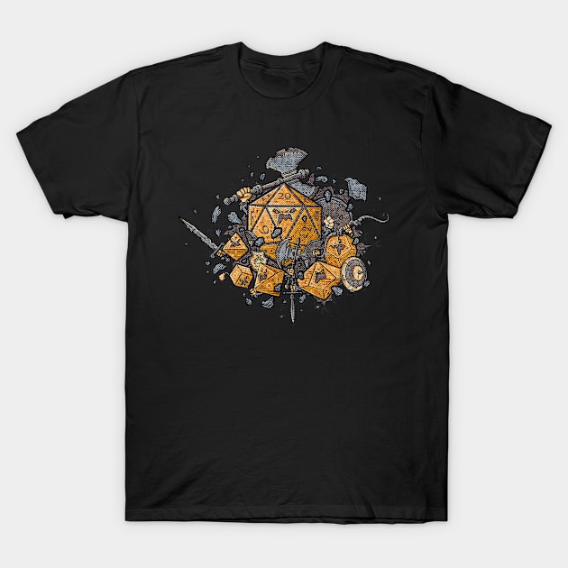 rpg role play d20 T-Shirt by Talisarose.std